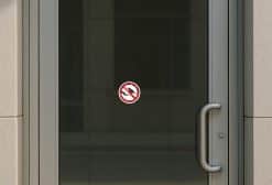 StickerTalk Do Not Feed the Birds Circle Vinyl Sticker, 4 inches by 4 inches