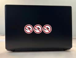 StickerTalk Do Not Feed the Birds Vinyl Sticker Sheet, 2 inches by 2 inches