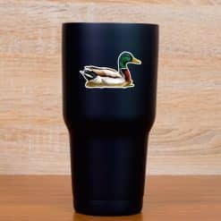 StickerTalk Mirrored Mallard Males Vinyl Sticker Sheet, 2.5 inches by 1.5 inches