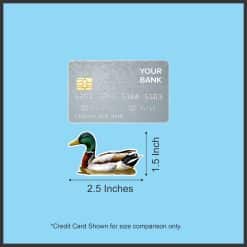 StickerTalk Mirrored Mallard Males Vinyl Sticker Sheet, 2.5 inches by 1.5 inches