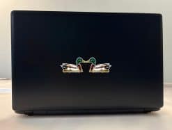 StickerTalk Mirrored Mallard Males Vinyl Sticker Sheet, 2.5 inches by 1.5 inches