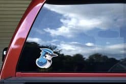StickerTalk Blue Jay Mascot Vinyl Sticker, 5 inches by 4.5 inches