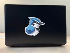 StickerTalk Blue Jay Mascot Vinyl Sticker, 5 inches by 4.5 inches