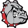 StickerTalk Red Right Facing Bulldog Vinyl Sticker Sheet, 1.5 inches by 1.5 inches