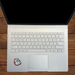 StickerTalk Red Right Facing Bulldog Vinyl Sticker Sheet, 1.5 inches by 1.5 inches