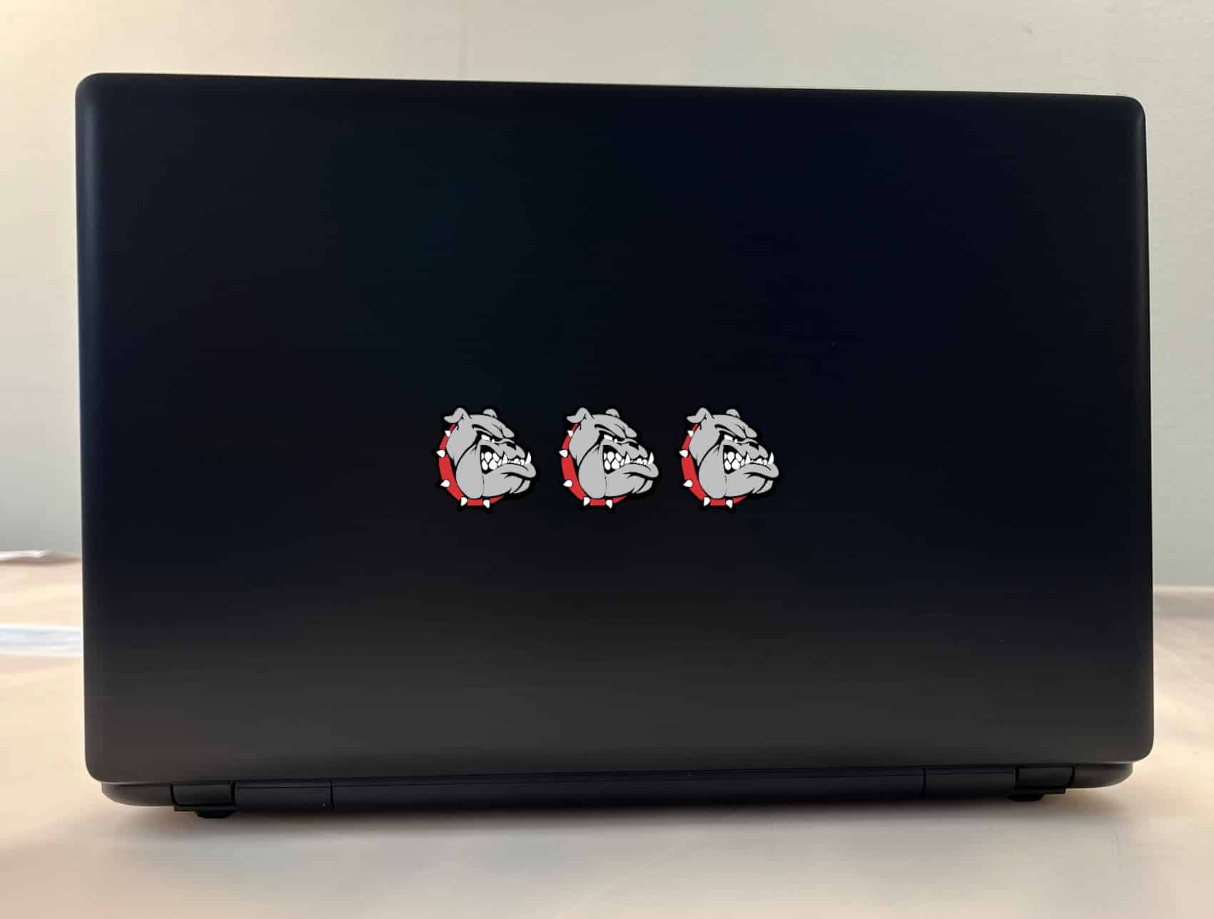 StickerTalk Red Right Facing Bulldog Vinyl Sticker Sheet, 1.5 inches by 1.5 inches