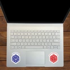 StickerTalk Roleplaying D20 Vinyl Sticker Sheet, 2 inches by 2.5 inches