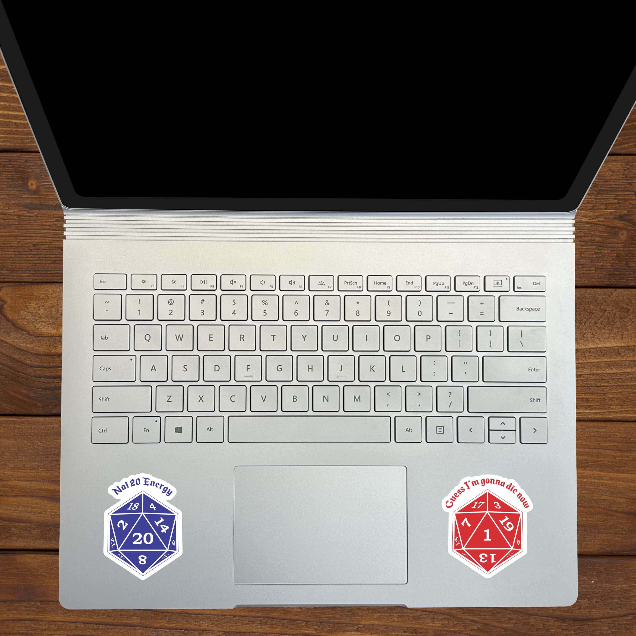 StickerTalk Roleplaying D20 Vinyl Sticker Sheet, 2 inches by 2.5 inches