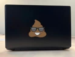 StickerTalk Cool Poop Vinyl Sticker, 4 inches by 4 inches