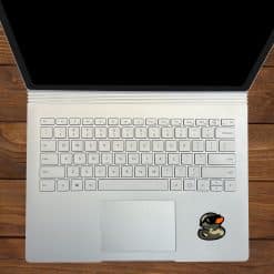 StickerTalk Yellow and Camo Ducks with Shades Vinyl Sticker Sheet, 1.5 inches by 1.5 inches