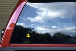 StickerTalk Yellow and Camo Ducks with Shades Vinyl Sticker Sheet, 1.5 inches by 1.5 inches