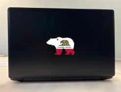 StickerTalk California Flag State Animal Bear Vinyl Sticker, 4 inches by 2.5 inches