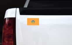 StickerTalk Bali Island Flag Vinyl Sticker, 5 inches by 3 inches