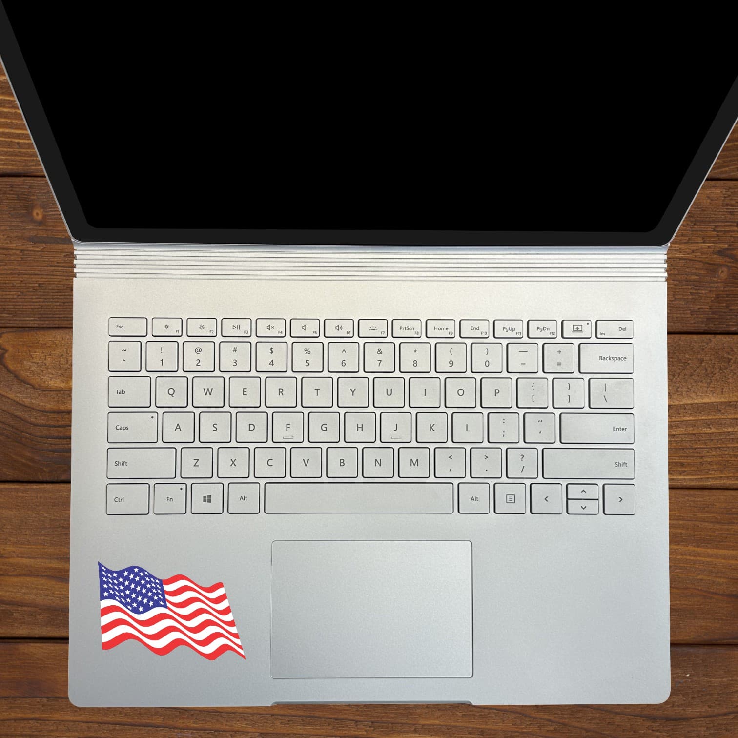StickerTalk Waving USA Flag Vinyl Sticker Sheet, 3 inches by 2 inches