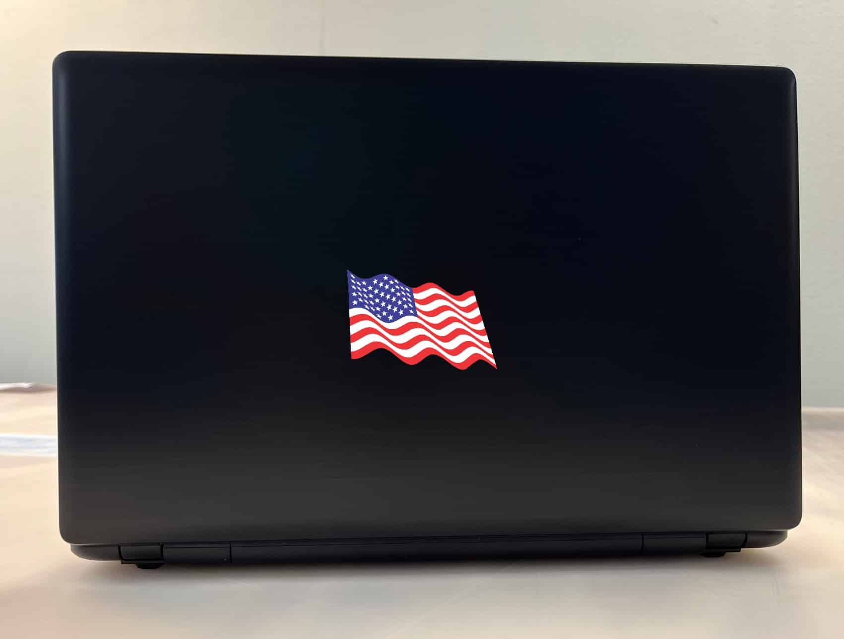 StickerTalk Waving USA Flag Vinyl Sticker Sheet, 3 inches by 2 inches