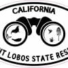 StickerTalk Point Lobos State Reserve California Oval Sticker, 5 inches by 3 inches
