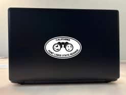StickerTalk Point Lobos State Reserve California Oval Sticker, 5 inches by 3 inches