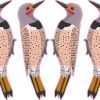 StickerTalk Northern Flicker Vinyl Sticker Sheet, 0.8 inches by 2.5 inches