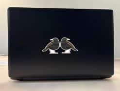 StickerTalk Mirrored Starling Bird Vinyl Sticker Sheet, 2.5 inches by 2.25 inches