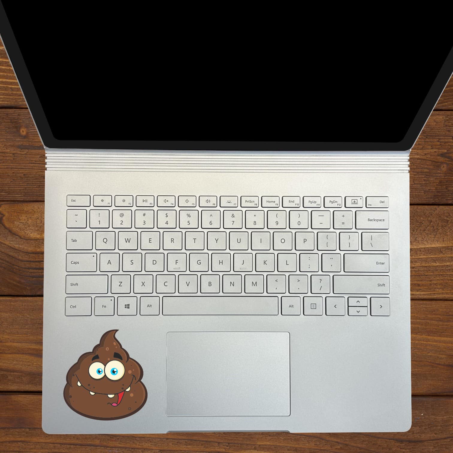 StickerTalk Monster Poop Vinyl Sticker Sheet, 2.75 inches by 3 inches