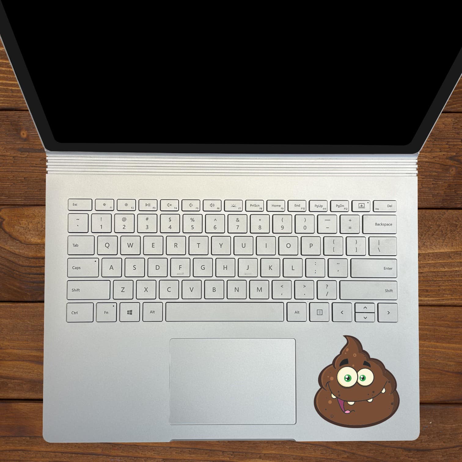 StickerTalk Monster Poop Vinyl Sticker Sheet, 2.75 inches by 3 inches