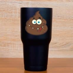 StickerTalk Monster Poop Vinyl Sticker Sheet, 2.75 inches by 3 inches