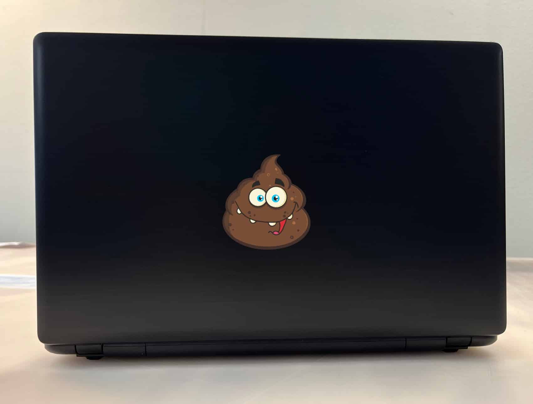 StickerTalk Monster Poop Vinyl Sticker Sheet, 2.75 inches by 3 inches