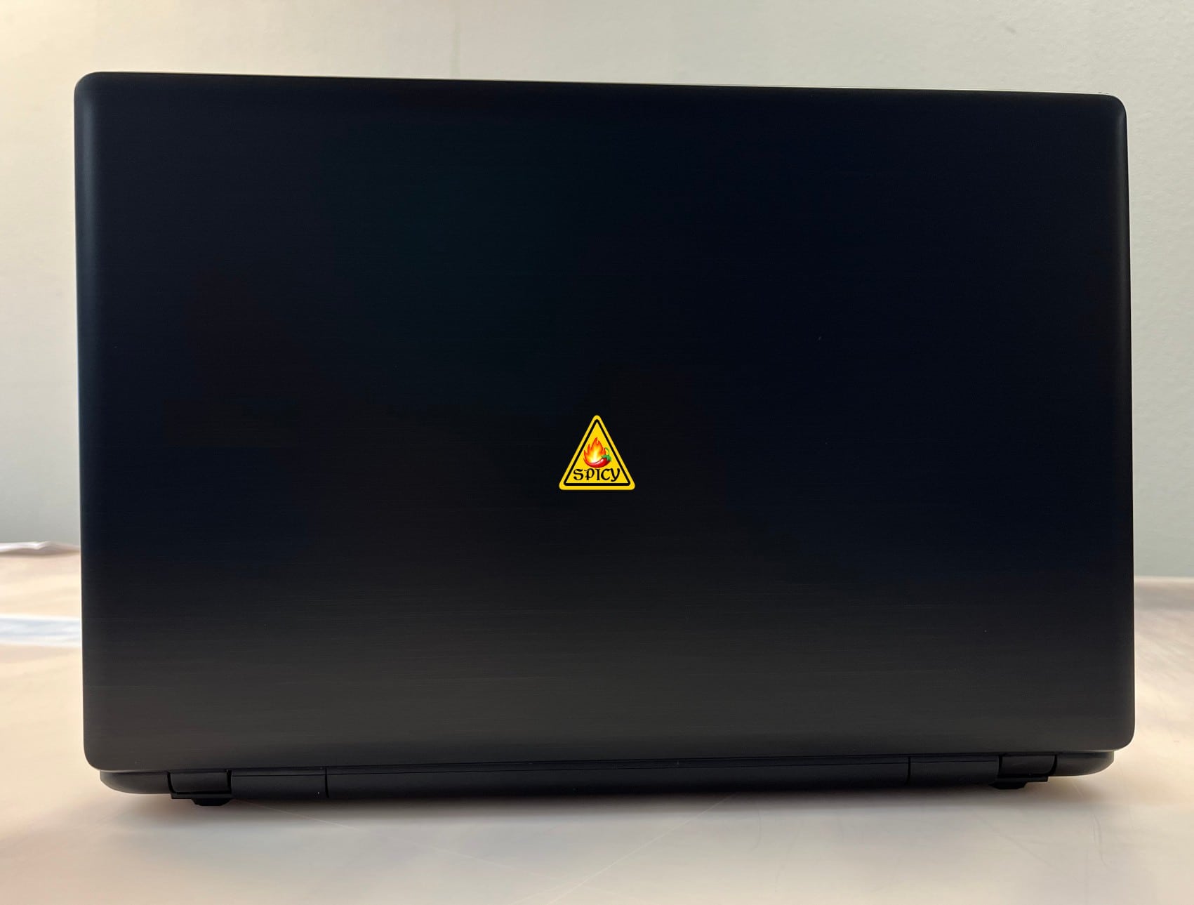 StickerTalk Caution Spicy Flaming Chili Pepper Stickers, 1 inch by 1 inch
