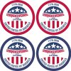 StickerTalk Semiquincentennial 250 Years USA Vinyl Stickers, 1.5 inches by 1.5 inches