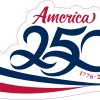 StickerTalk Semiquincentennial 250 Years of the USA, 5 inches by 3 inches
