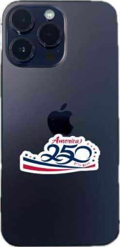StickerTalk USA Semiquincentennial America 250th Birthday, 2 inches by 1 inch each