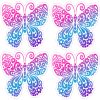 StickerTalk Butterfly Stickers, 1.5 inch by 1.5 inch