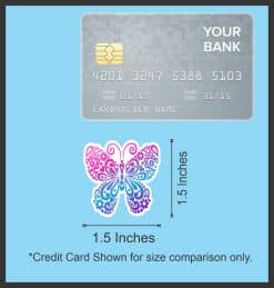 StickerTalk Butterfly Stickers, 1.5 inch by 1.5 inch