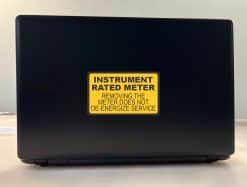 StickerTalk Instrument Rated Meter Sticker, 5 inches by 3 inches