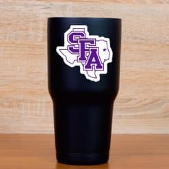 StickerTalk Stephen F. Austin SFA Stickers, 3 inches by 3 inches