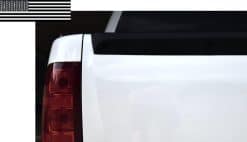 StickerTalk Black and White American Flag Sticker, 3x10 in