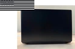 StickerTalk Black and White American Flag Sticker, 3x10 in
