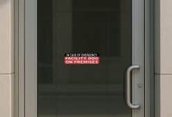 In Case of Emergency Facility Dog Vinyl Sticker