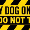 Facility Dog on Board Vinyl Sticker