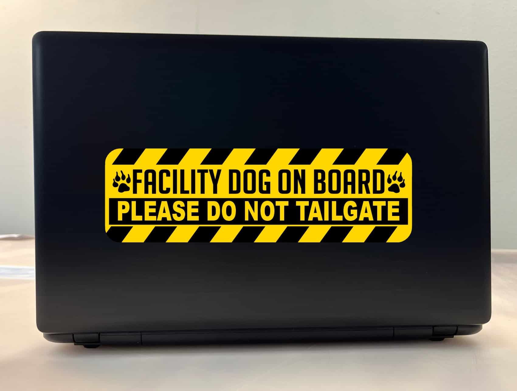 Facility Dog on Board Vinyl Sticker