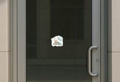 StickerTalk It's a Boy Teddy Bear Sticker, 5 inches by 4.5 inches