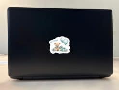 StickerTalk It's a Boy Teddy Bear Sticker, 3 inches by 2.5 inches