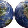 StickerTalk Earth Globe Sticker, 3.5 inches by 3.5 inches