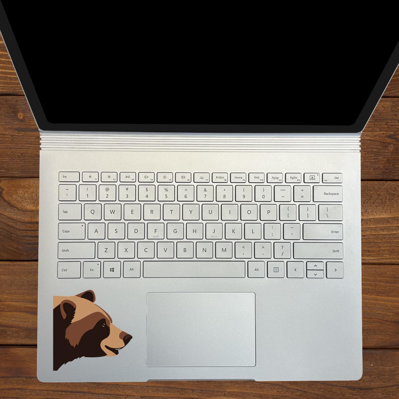 StickerTalk Bear Heads Vinyl Stickers, 3 inches by 3 inches
