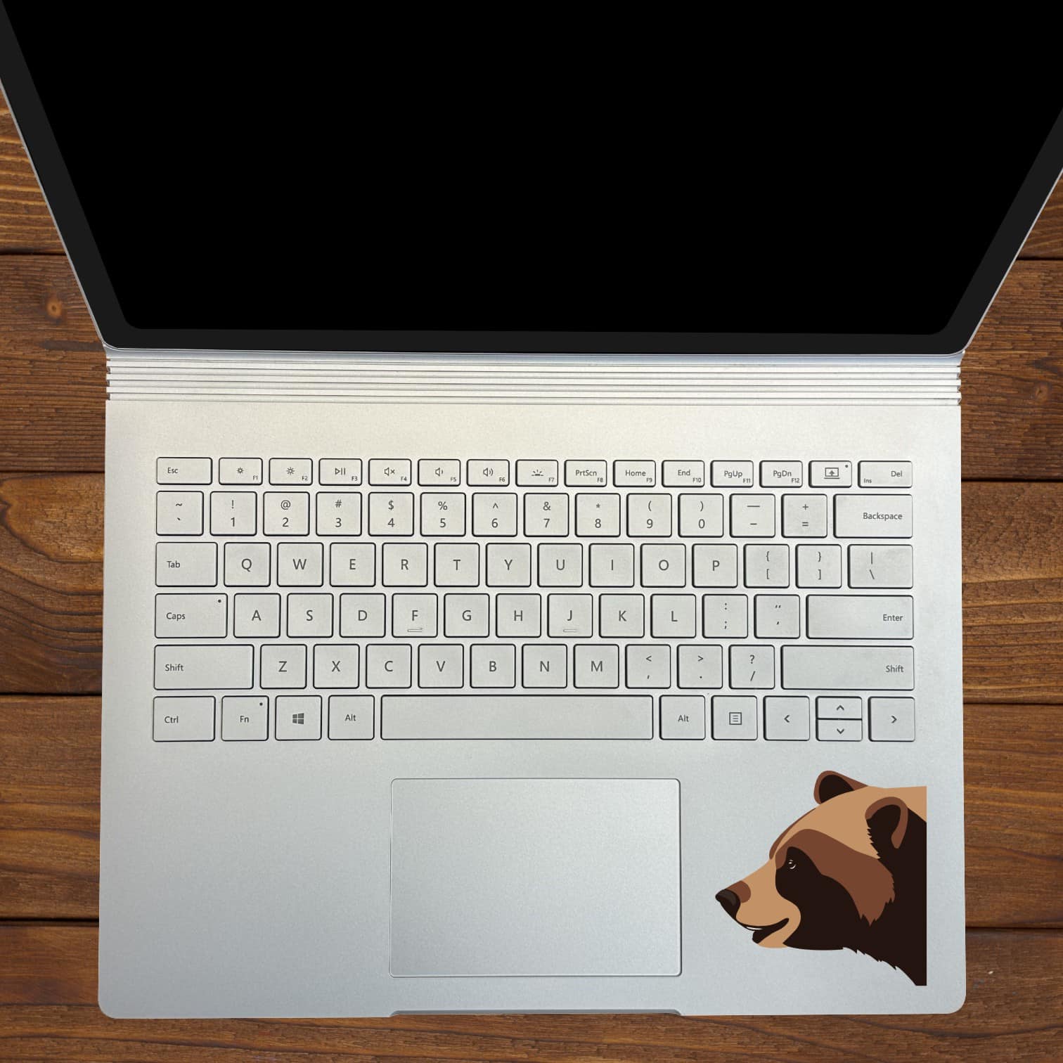 StickerTalk Bear Heads Vinyl Stickers, 3 inches by 3 inches
