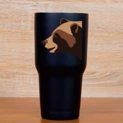 StickerTalk Bear Heads Vinyl Stickers, 3 inches by 3 inches