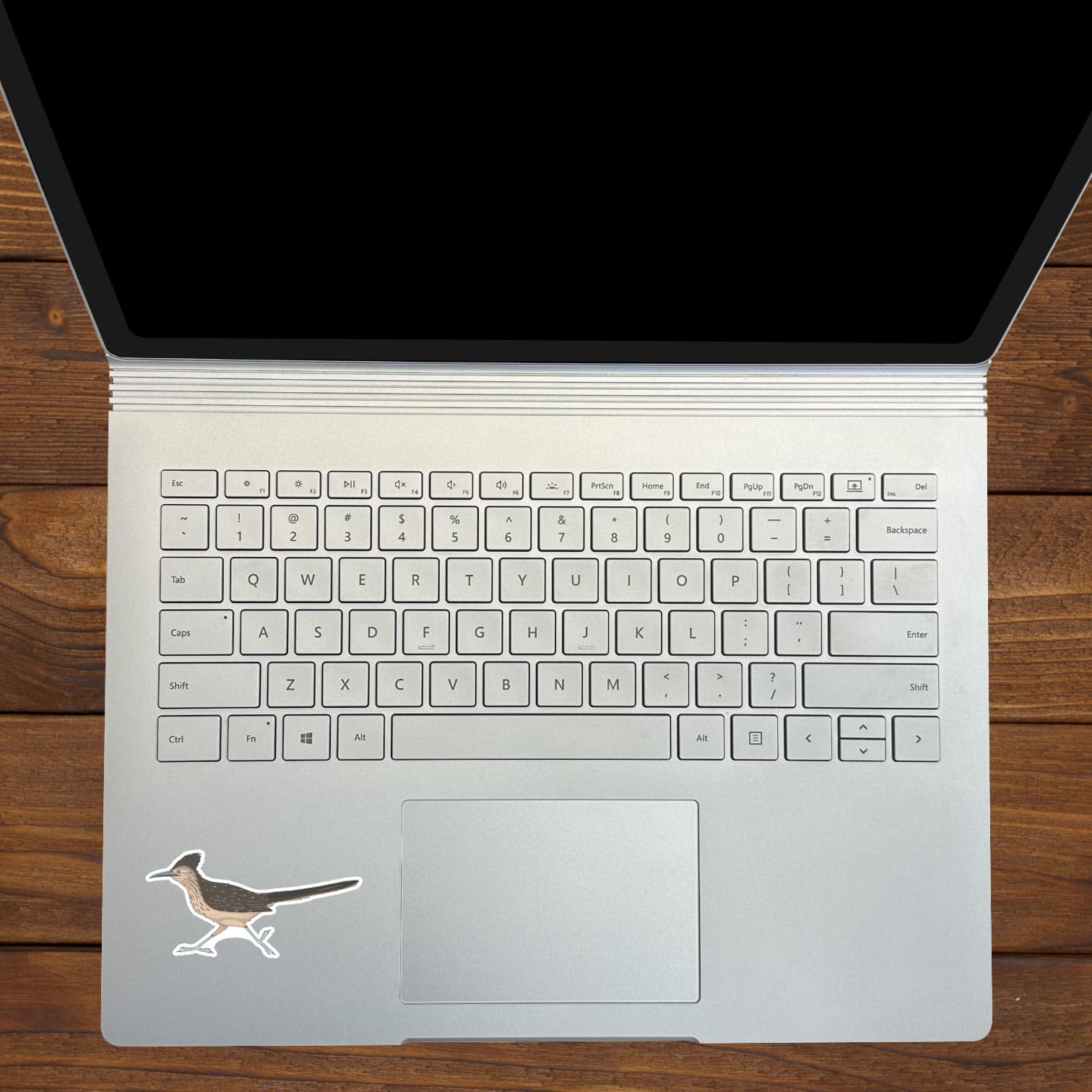 StickerTalk Roadrunner Bird Sticker, 3 inches by 1.5 inches