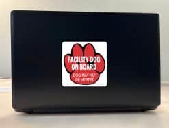 Facility Dog On Board Sticker