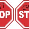 StickerTalk Can't Stop Sticker, 3 inches by 3 inches