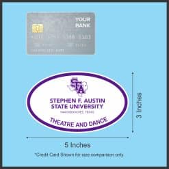 StickerTalk Officially Licensed SFA Theatre and Dance Sticker, 5 inches by 3 inches